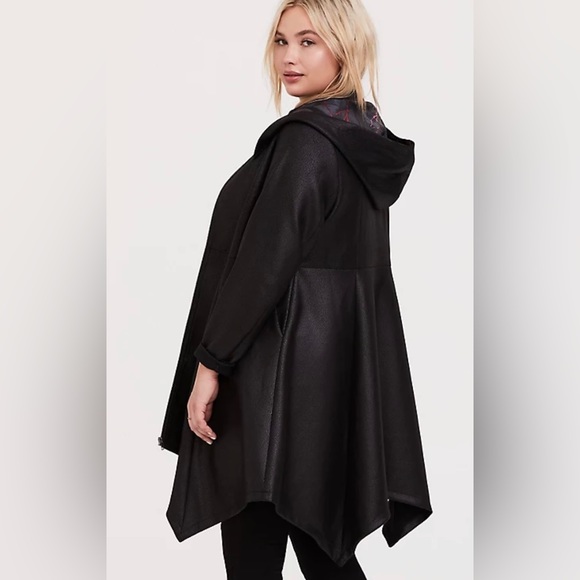 torrid Jackets & Blazers - Torrid Her Universe Star Wars Faux Suede Hooded Coat.